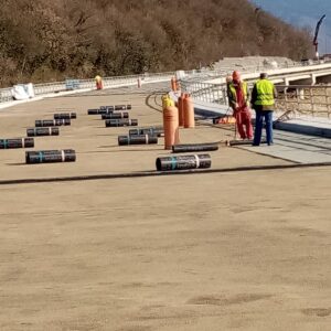 Trak za hidroizolacijo mostov in viaduktov